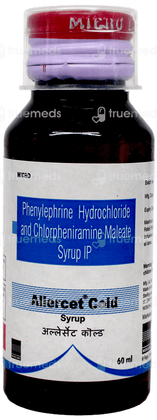 Allercet Cold Syrup 60ml